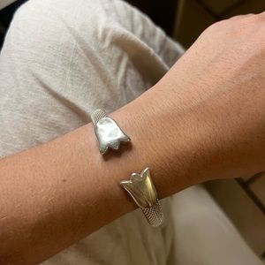 Tous Silver Tulip Bracelet